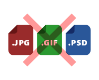 画像データのみ送付